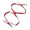 Adjustable Leather Camera Harness Shoulder Strap with Quick Release, Red 10