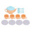 Tea Time Play Kitchen Toy ABS Mini Set with Small Kitchenware for Kids 2