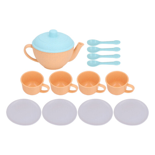 Tea Time Play Kitchen Toy ABS Mini Set with Small Kitchenware for Kids 1