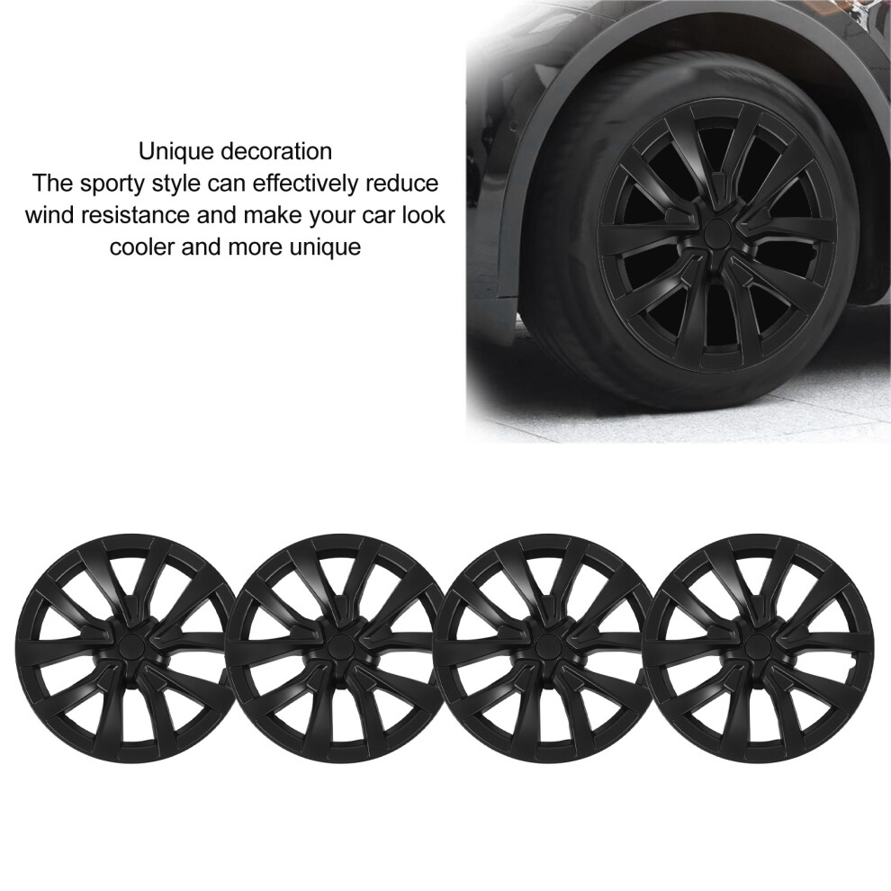 18In Abs Hub Caps For Tesla Model 3 2017-2023 7444352737628