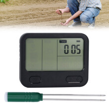 Dispositivo 4-in-1 per umidità del suolo, pH, umidità con schermo LCD, batterie AA