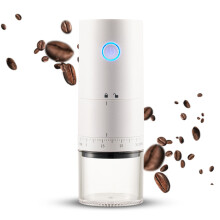 Moulin à café à meules portable 120 ml 195x70x70 Blanc