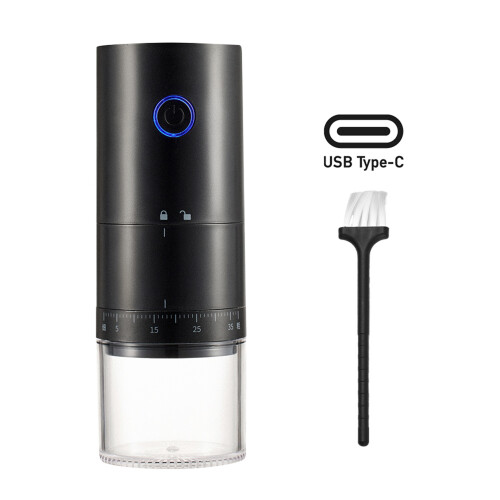 Modèle de moulin à meules USB, 120ml, 195x70x70mm, noir 2