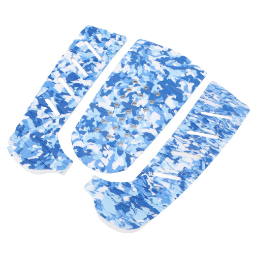 3pcs EVA Surfboard Traction Pad Non Slip Grip Double Diamond Pattern