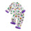 (6-12 Months, Lavender) Σετ πιτζάμας MardiGras μακριάς μανικιού 1