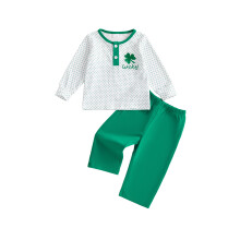 (118-24 Months, Green) Completo primaverile da in vita.