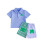 (6-12 Months, Blue) Conjunto de 2 e shorts. 1