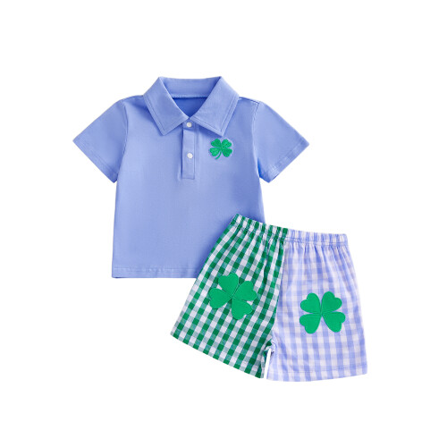 (2-3 Years, Blue) Conjunto de 2 e shorts.