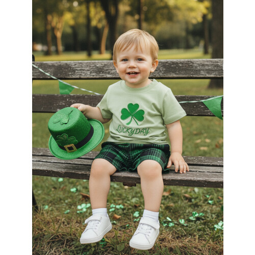 (6-12 Months, Green) Completo estivo per due pezzi. 2