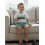 (18-24 Months, White) Σετ 2 τεμαχίων καρό σορτς. 4