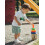 (18-24 Months, White) Σετ 2 τεμαχίων καρό σορτς. 5