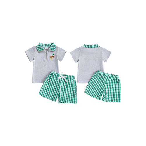 (18-24 Months, Gray) Set de 2 în carouri. 1