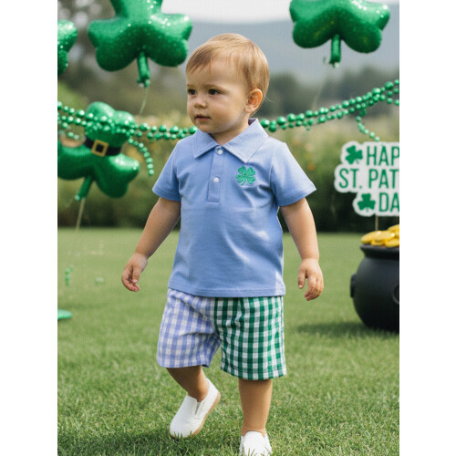 (6-12 Months, Blue) Conjunto de 2 e shorts. 2