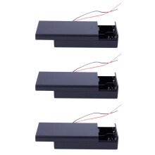 3X 3.7V 2X 18650 Battery Holder Connector Storage Case Box /OFF with Lead