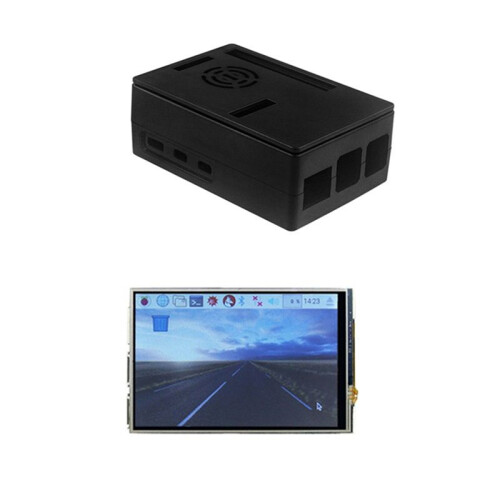 Coque en Plastique ABS + Écran Tactile 3,5 Pouces pour Raspberry Pi 5 5B