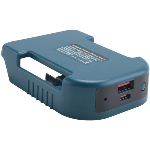 PD USB C Snabbladdarställ för  18V Li-Ion Batteri BAT-Serien
