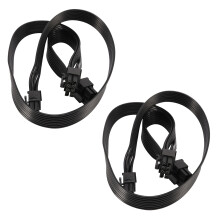 2X PCI-E 6 Pin to 2 6+2 Pin Power Supply Cable 6Pin to 8Pin for Cooler Master V Series V850 V700 V1000 Modular PSU