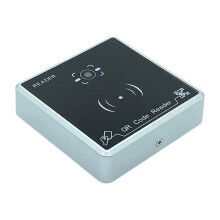 QR-Codelezer Waterdichte RFID-Kaartlezer Toegangscontrolekaartlezer Wiegand 26/34/66BIT-Uitvoerondersteuning CPU/IC/M1-Kaart