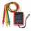 2X New 3 Phase Sequence Rotation Tester Indicator Detector Meter LED Buzzer with Portable Pouch TD-LED02 4