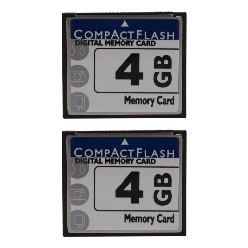 2X Professional 4GB Compact Flash Memory Card(White&)