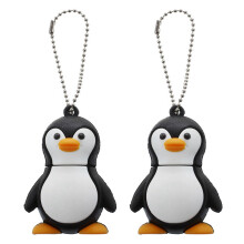 2X 32GB Novelty Cute Baby Penguin USB 2.0 Flash Drive Data Memory Stick Device - Black and White