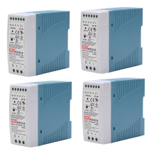 4X MDR-60 24V 60W Din Rail Power Supply Ac- Driver Voltage Regulator Power Suply 110V 220V