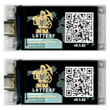 2 Set Nerd Miner V2 ESP32 Crypto Solo Lottery 117KH/S Master T190 Win BTC with Low Power Consumption WiFi Connection