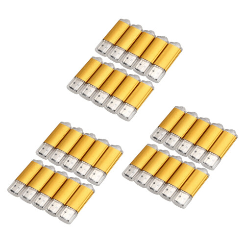 30 x 512MB Memory Stick USB Flash Drive USB Flash Drive USB 2.0 Gold