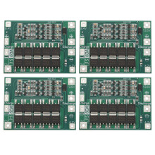 4X 3S 60A Bms Board 11.1V 12.6V 18650 Li-Ion Lithium Battery Protection Board Enhanced Version