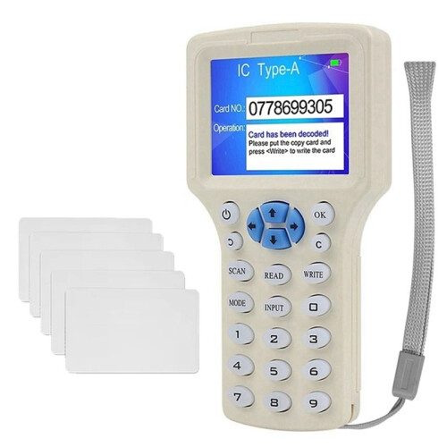 RFID NFC  Card Reader+5XUID Card RFID Duplicator 125K 13.56MHz IC/ID Key Writer RFID Programmer Key Replicator 1