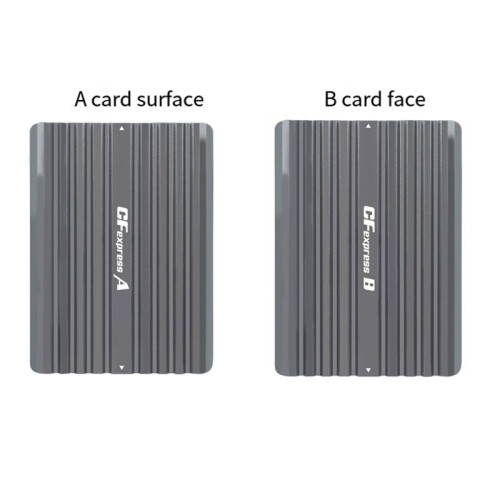 2 in 1 Cfexpress A&B Double-Sided Card Reader Cfexpress Card Adapter USB3.2 10gbps Suitable for Computers and Notebook