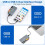 6 Cards At the Same  Read CF/MS//TF/XD/Cfast Camera Card Reader Mobile Phone Tablet Memory Card Reader 1