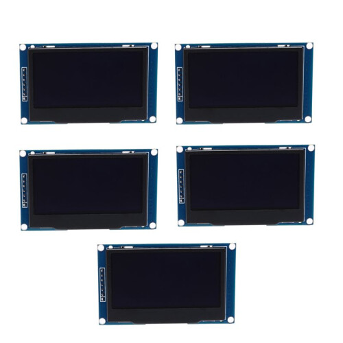 5pcs 2.42 Inch OLED Display LCD Screen Module 128X64 SPI/IIC Interface SSD1309 Display White
