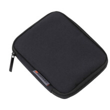 Bolsa Organizadora para Guardar Cables de Carga, Correas de Reloj, Auriculares, Discos U y Cables Digitales, Color Negro.