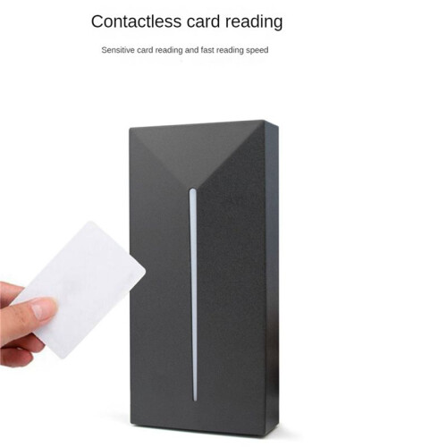 3X Access Control Card Reader Small Wiegand Card Reader IP68 Waterproof Long Range RFID Card Reader, 13.56Mhz IC/MF 2