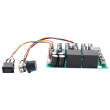 2X 10-55V 12V 24V 36V 48V 55V 100A Motor Speed Controller PWM HHO RC Reverse Control with LED Display