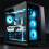 ARGB  Card GPU Bracket Adjustable Magnetic GPU  Card Bracket Desktop Computer Case Vertical Bracket,A 6