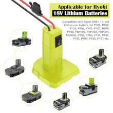 Adaptador de Rodas Elétricas 2 Conjuntos para Adaptador de Bateria 18V Kit de Conversão de Bateria de Rodas Elétricas para Brinquedos RC DIY e