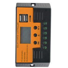 Solcellsregulator 12V/11.1V/12.8V med USB för Solcellsproduktion 20A