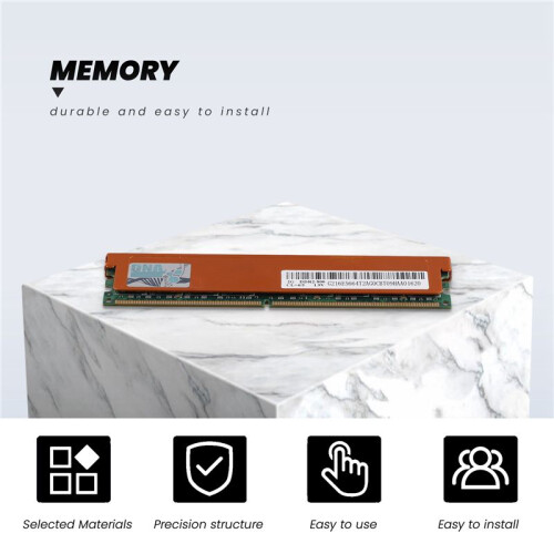 DDR2 2GB RAM-Minne PC2 6400 800Mhz 2RX8 1.9V Desktop Memory för  PC Desktop Computer 2