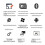 USB RFID Reader IC Card Reader NFC Card Reader USB HID  Card Reader Support Window Linux System 3