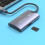 High-Speed Multi-Function CF Card Reader TF Aluminum Alloy Computer Mobile Phone Two-in-One Card Reader Type-C (TF+CF) 6