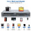6 in 1 CFast Card Reader Read Simultaneously USB C CFast 2.0 Card Reader USB Card Reader for CFast/CF/MS//TF/XD Card 8