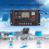4X 100A Solar Charge Controller Solar Panel Controller 12V 24V LCD Display Solar Panel Battery Regulator with USB Port 2