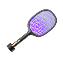 Lampe tue-mouches USB 2 en 1 noire 430 g maison sûre