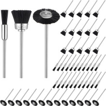 120-Teiliges Drahtbürsten-Set, Stahldrahträder, Stiftbürsten für Rotationsbohrwerkzeuge, Topfdrahtbürsten-Set für Rotationswerkzeug