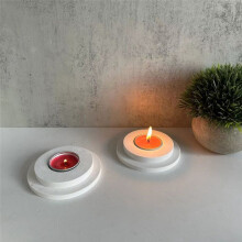 Gips Silicagel Mal Huisring Kandelaar Mal Liefdesring Decoratie Mal A