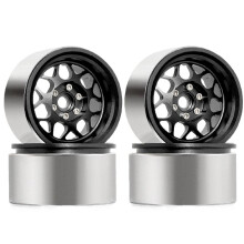 RC-Fjärrkontroll Modell Bildäck Metallhjul Fjärrkontroll Biluppgraderingstillbehör Svart