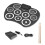 Electronic Drum Set Hand-Rolled Drum 9-Pad MIDI Interface Supports DTX Games Portable Drum Set with Drumsticks Pedals 1