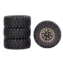Per  1/18 TRX4M  Ruota nel Ottone da 1,2 Pollici 1/24 SCX24 FMS,B
